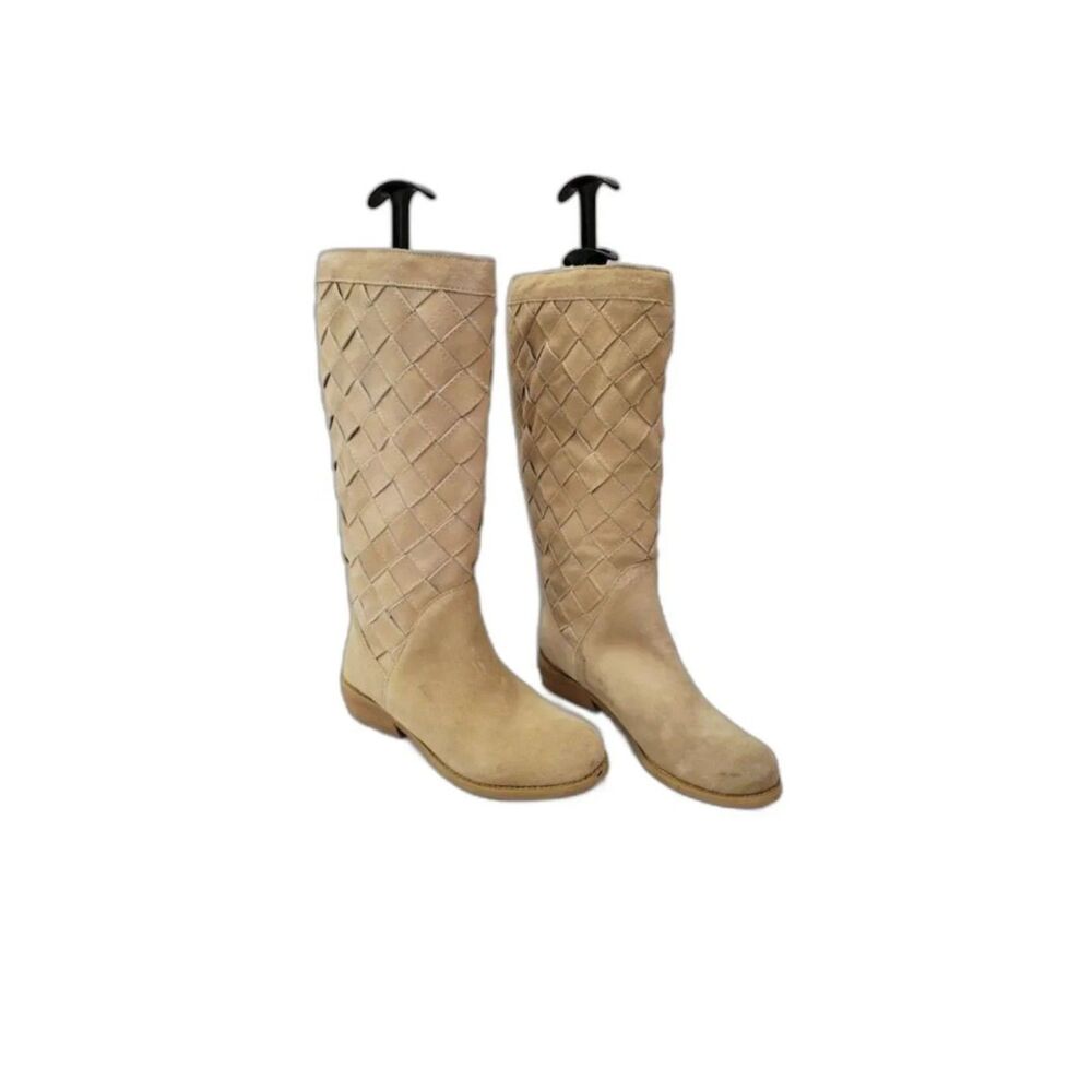 Two Lips Women's Weave It Knee High Suede Boots - Size 7.5 - New